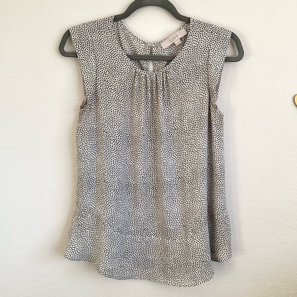 \Loft\ Tiny Florals Top - image 1